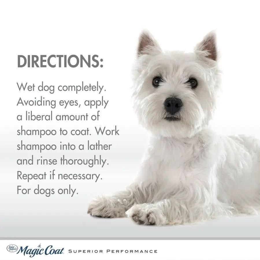Four Paws Magic Coat Bright White Dog Shampoo 16 oz - Talis Us