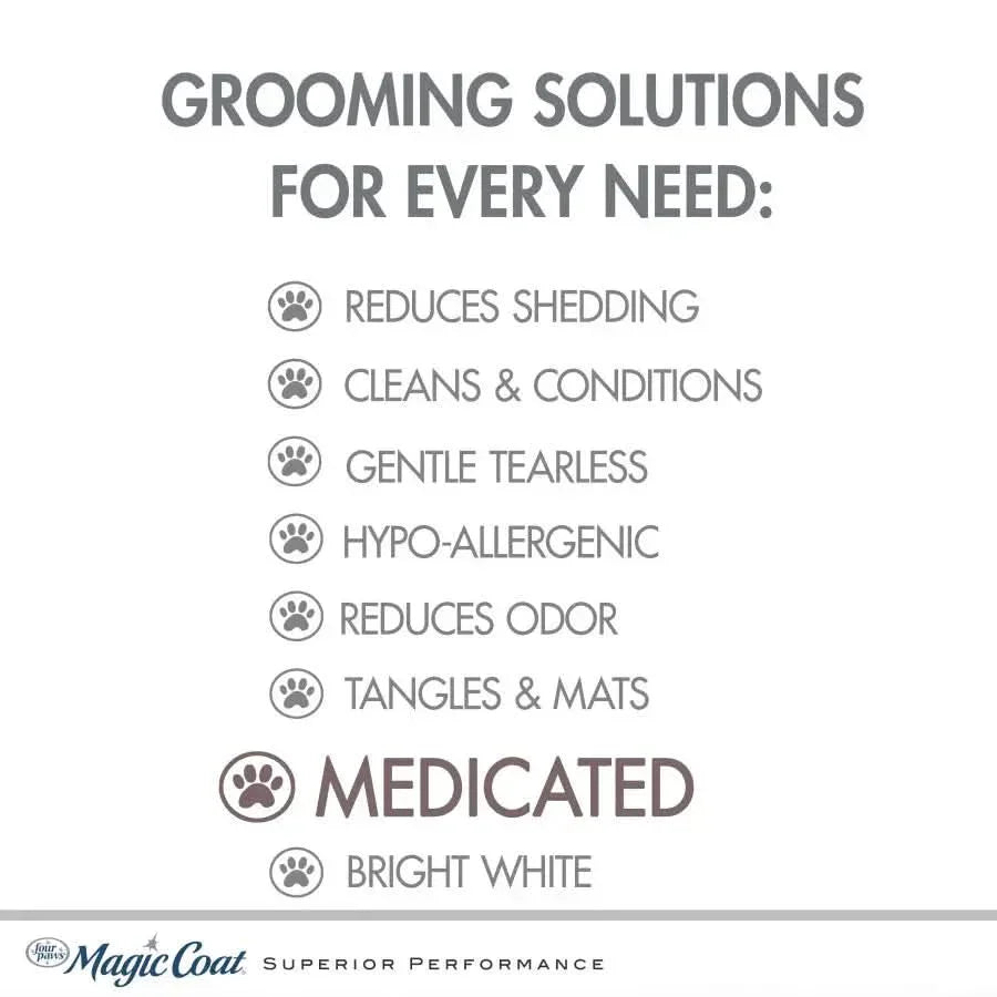 Four Paws Magic Coat Medicated Dog Shampoo 16 oz - Talis Us