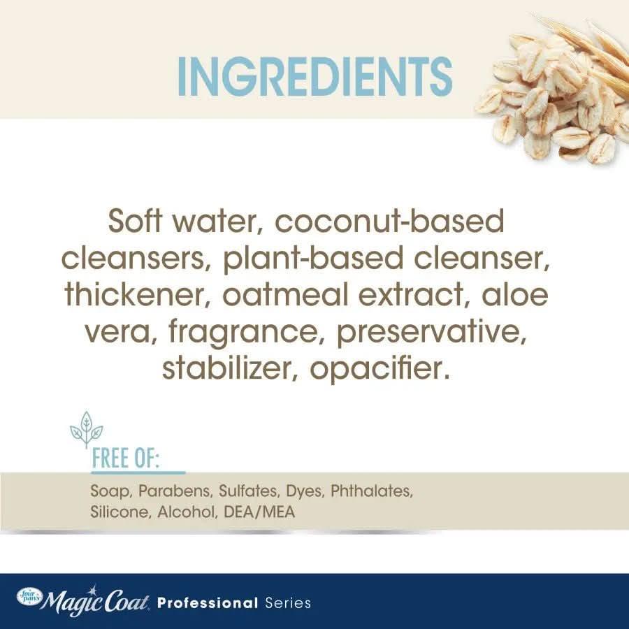 Four Paws Magic Coat Professional Series Nourishing Oatmeal Puppy Shampoo 16 oz - Talis Us