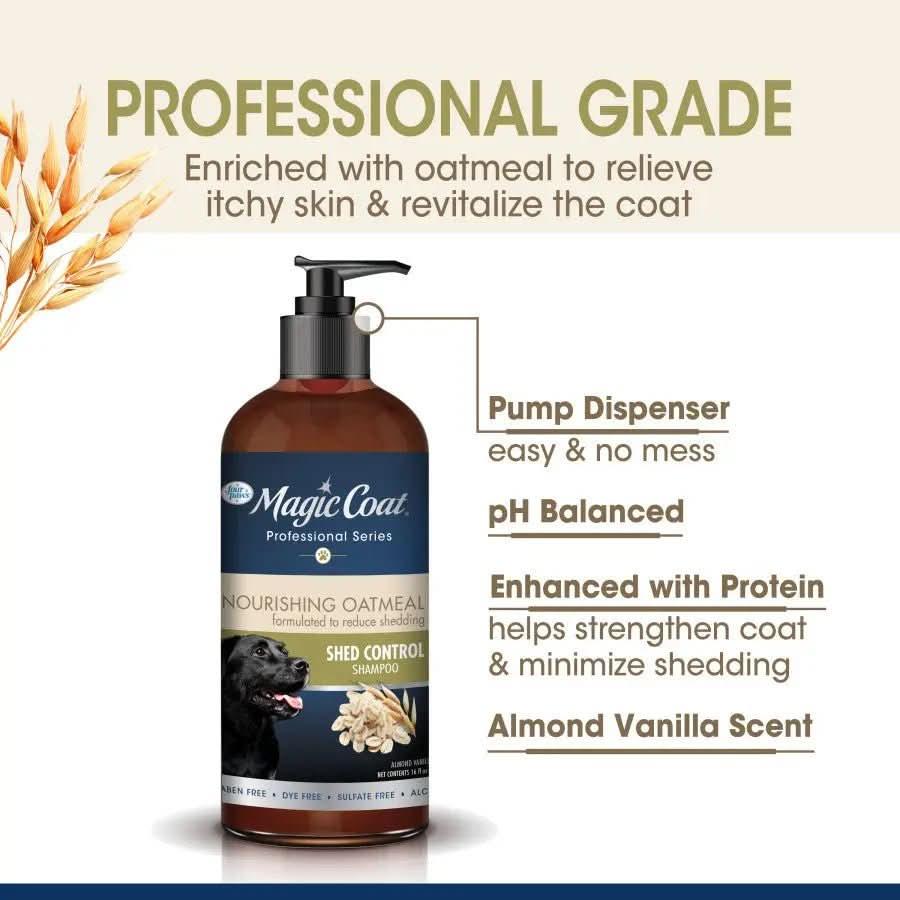 Four Paws Magic Coat Professional Series Nourishing Oatmeal Shed Control Dog Shampoo 16 oz - Talis Us