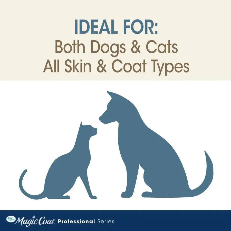 Four Paws Magic Coat Professional Series Nourishing Oatmeal Whitening Dog Shampoo 16 oz - Talis Us