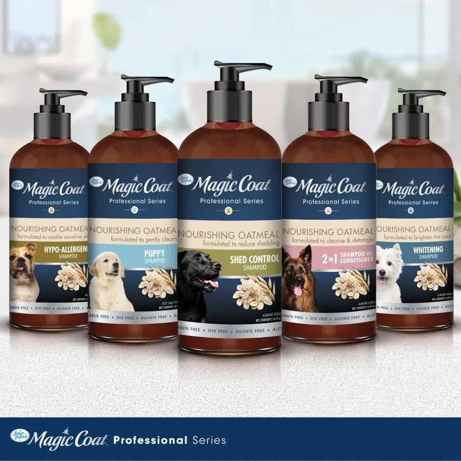 Four Paws Magic Coat Professional Series Nourishing Oatmeal Whitening Dog Shampoo 16 oz - Talis Us
