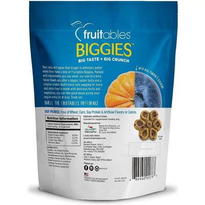 Fruitables Biggies Biscuits Healthy Dog Treats 16 oz - Talis Us