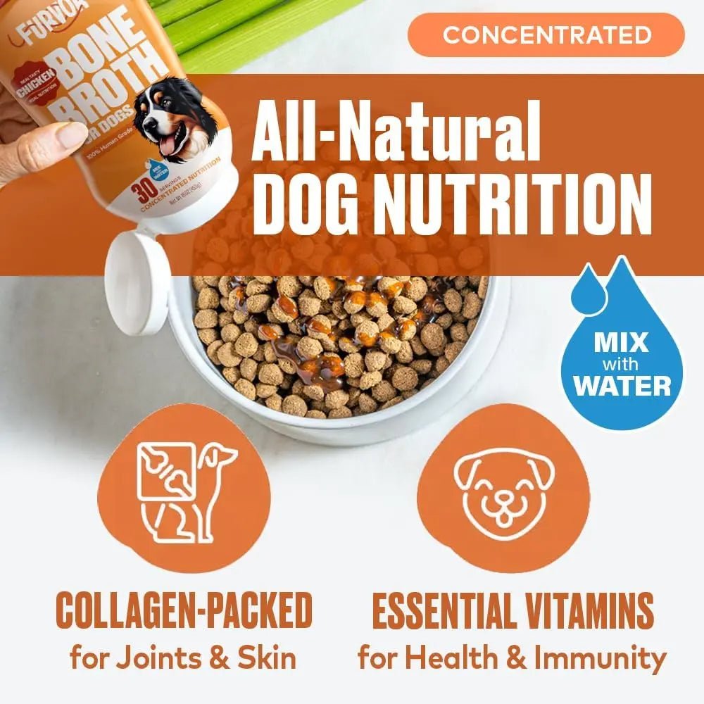 Furvor Chicken Bone Broth Healthy Dog Food Topper - Talis Us