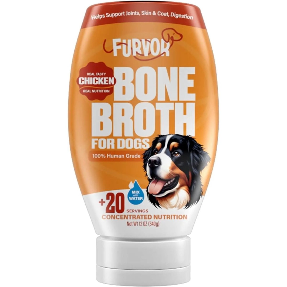 Furvor Chicken Bone Broth Healthy Dog Food Topper - Talis Us