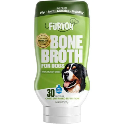 Furvor Mobility Support Beef Bone Broth Healthy Dog Food Topper - Talis Us