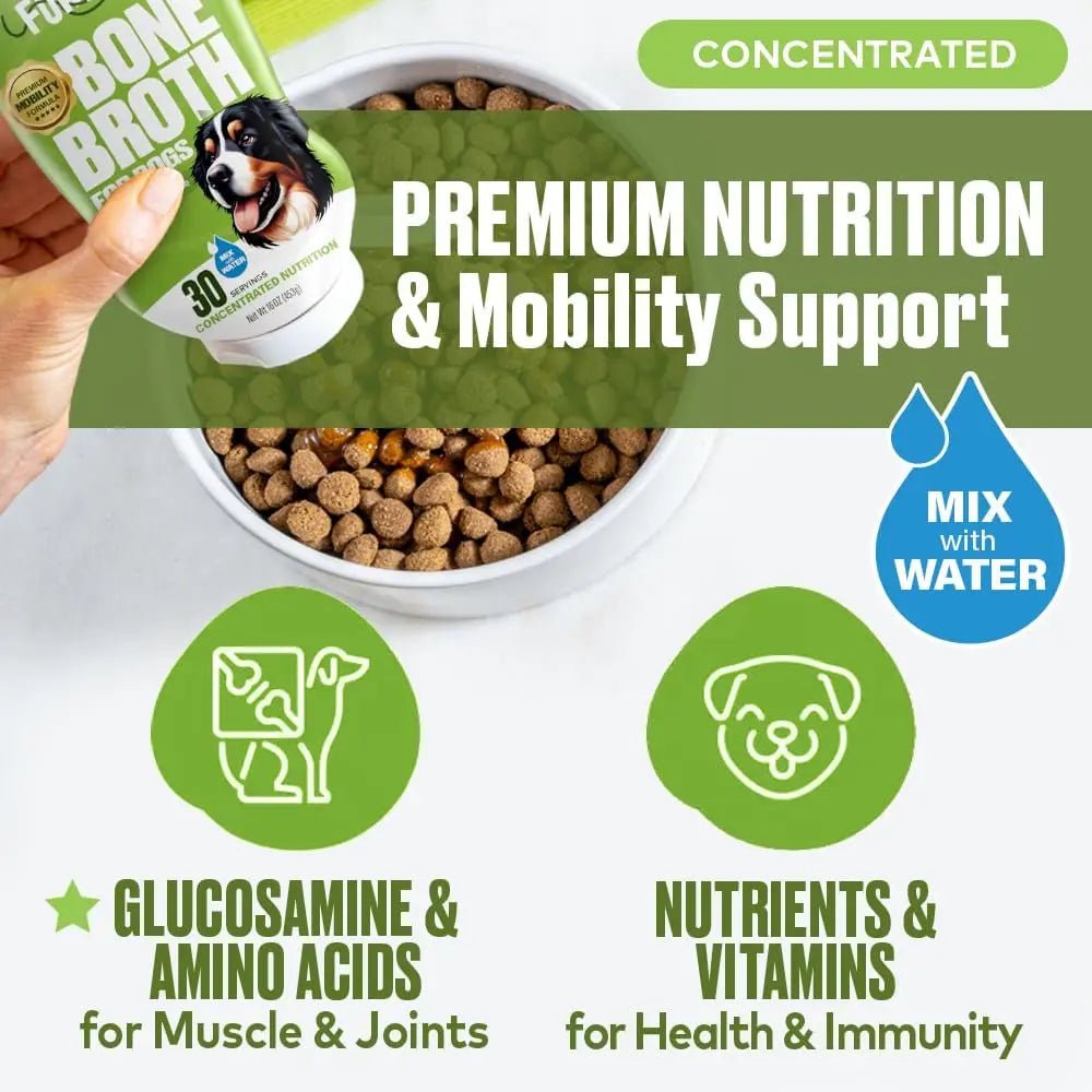 Furvor Mobility Support Beef Bone Broth Healthy Dog Food Topper - Talis Us