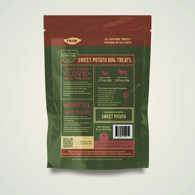 Gaines Family Farmstead Jumbo Sweet Potato Fries Grain - Free Dog Treats - Talis Us