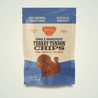 Gaines Family Farmstead Turkey Tendon Chips Soft & Chewy Dog Treats 5oz - Talis Us