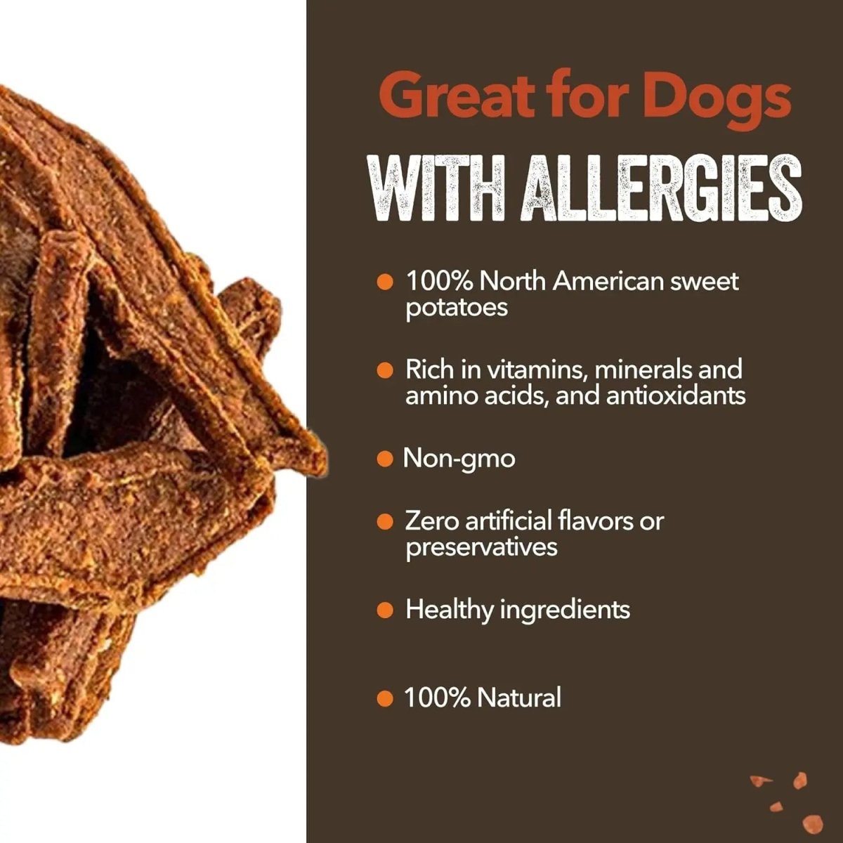 Gaines Family Sweet Potato & Salmon Fillets Dog Treats - Talis Us