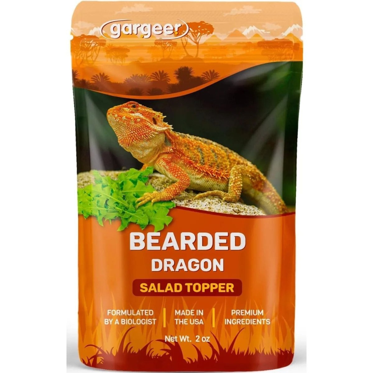 Gargeer Bearded Dragon Flower Salad Mix Food Topper 2oz - Talis Us