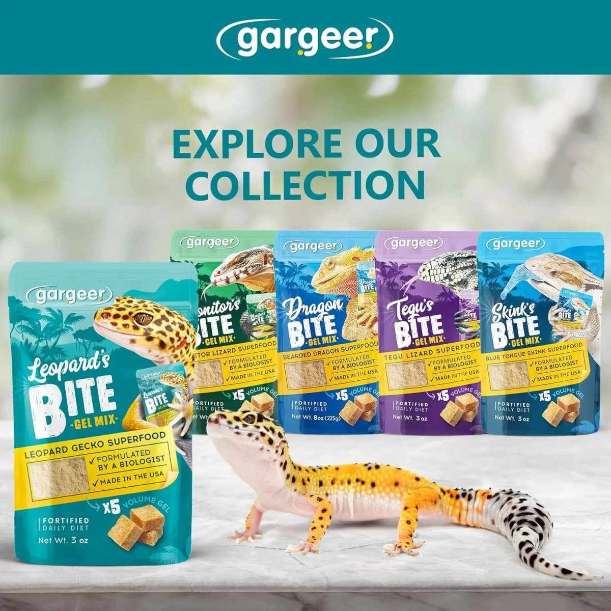 Gargeer Complete Gel Diet Leopard Gecko Food - Talis Us