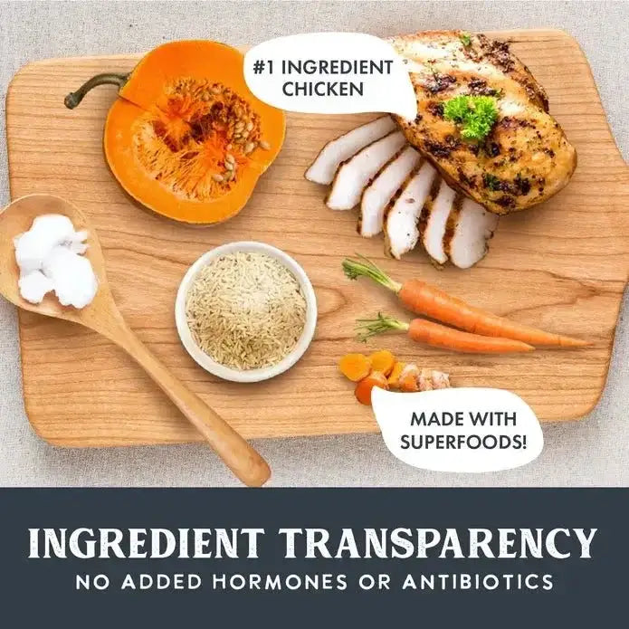 Gently Cooked Chicken & Pumpkin Recipe Pouches For Dogs 9oz - Talis Us