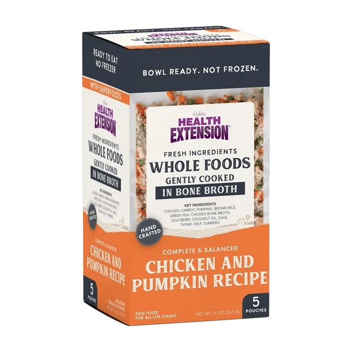 Gently Cooked Chicken & Pumpkin Recipe Pouches For Dogs 9oz - Talis Us