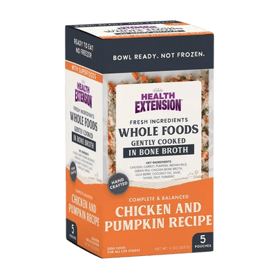 Gently Cooked Chicken & Pumpkin Recipe Pouches For Dogs 9oz - Talis Us