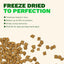 Get Joy Freeze Dried Raw Dog Food pieces highlighting freshness and nutrient retention