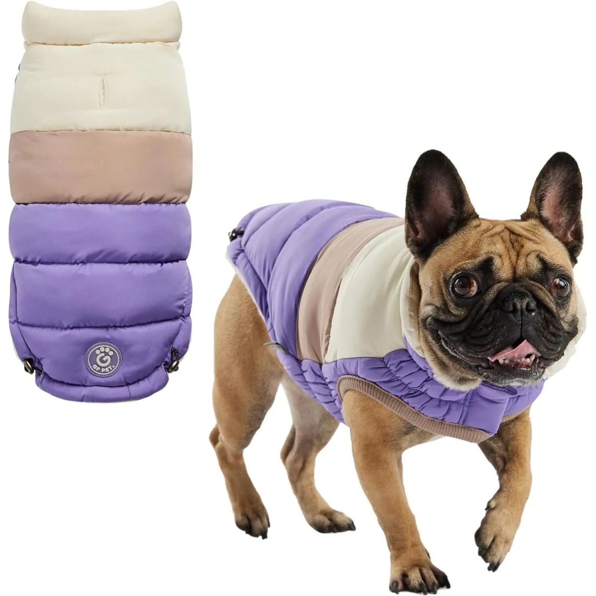 GF Pet Block Color Puffer Dog Coat - Talis Us