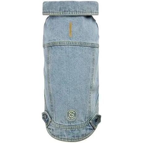 GF Pet Denim Jacket All Season Dog Jacket Light Wash - Talis Us