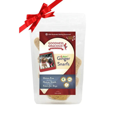 Goodness Gracious Ginger Snarfs Holiday Cookies for Dogs 5oz - Talis Us