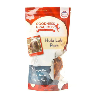 Goodness Gracious Hula Lula Pork Jerky For Dogs 5oz - Talis Us