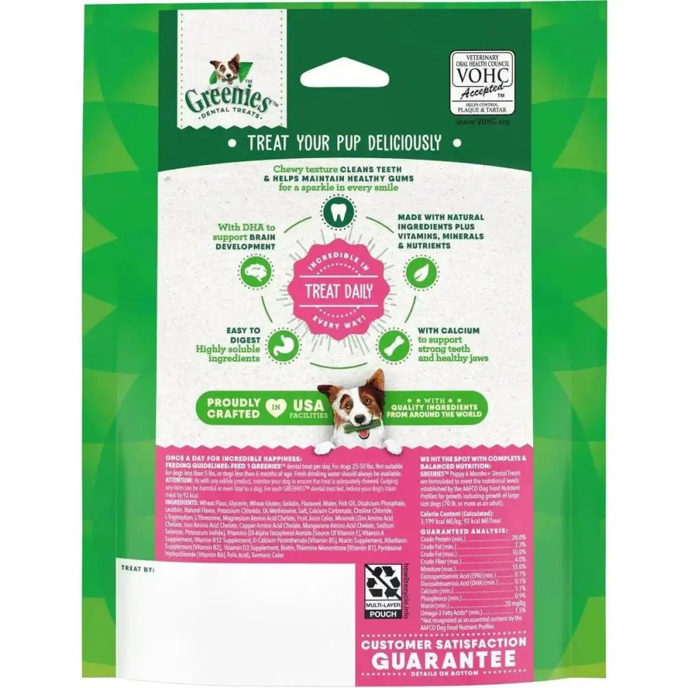 Greenies Puppy 6+ Months Dog Dental Treats - Talis Us