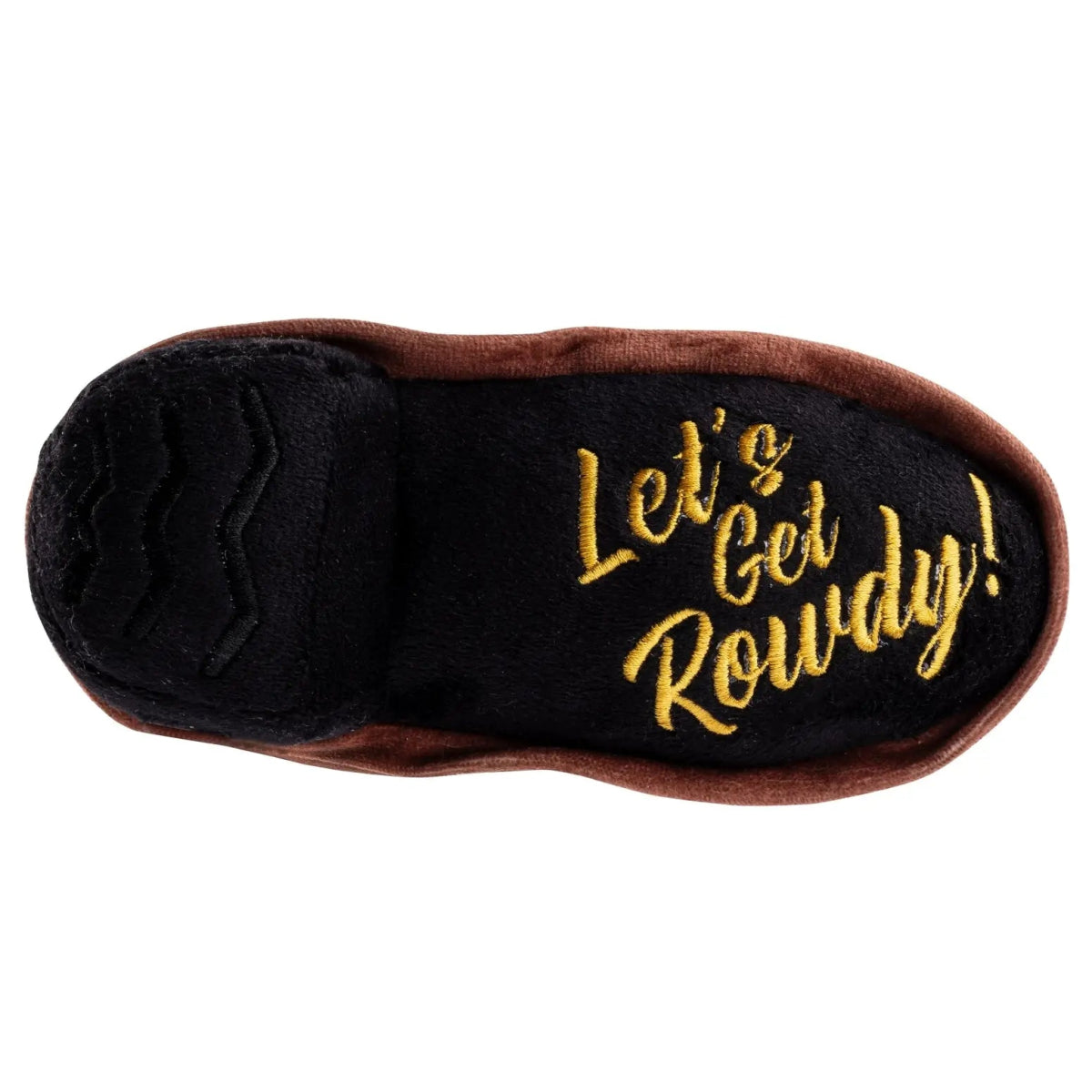 Haute Diggity Dog Brown Cowboy Boot Designer Dog Toys - Talis Us
