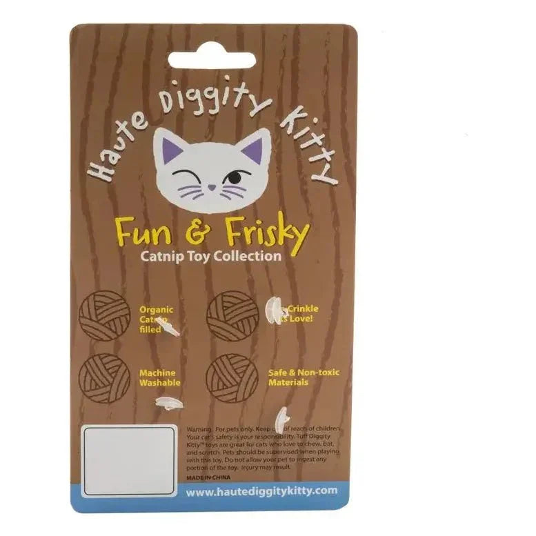 Haute Diggity Dog Kitty Vuiton Balls Organic Catnip Toys - Talis Us