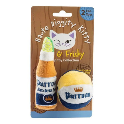 Haute Diggity Dog Purrona Bottle & Ball Organic Catnip Toys - Talis Us