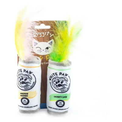 Haute Diggity Dog White Paw Mango & Lime Organic Catnip Toys - Talis Us