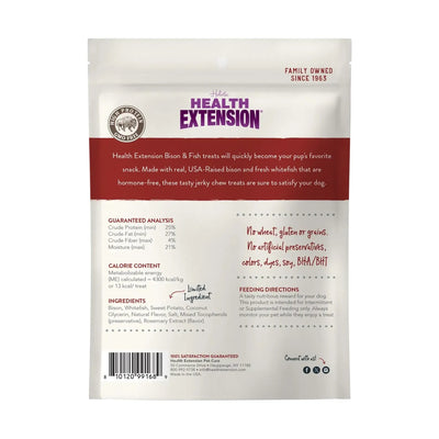 Health Extension Bison & Fish Dehydrated Jerky Recipe for Dogs - Talis Us