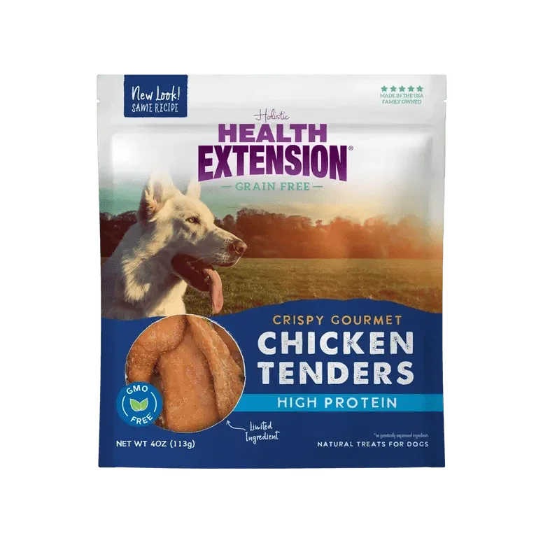 Health Extension Crispy Gourmet Freeze Dried Chicken Tenders Treat 4 oz - Talis Us