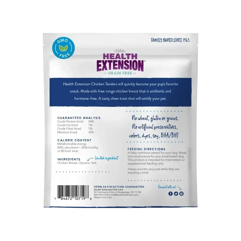 Health Extension Crispy Gourmet Freeze Dried Chicken Tenders Treat 4 oz - Talis Us