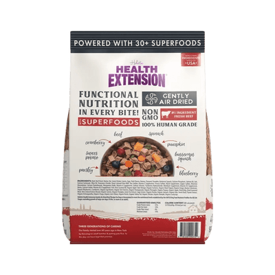 Health Extension Gently Air Dried Beef Recipe Dog Food 2lb - Talis Us