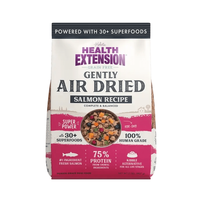 Health Extension Gently Air Dried Salmon Recipe Dog Food 2lb - Talis Us