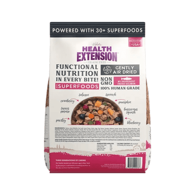 Health Extension Gently Air Dried Salmon Recipe Dog Food 2lb - Talis Us