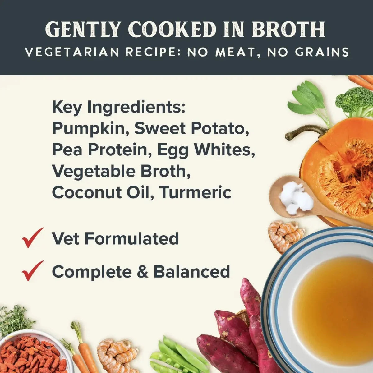 Health Extension Gently Cooked Vegetarian Recipe Pouches For Dogs - Talis Us