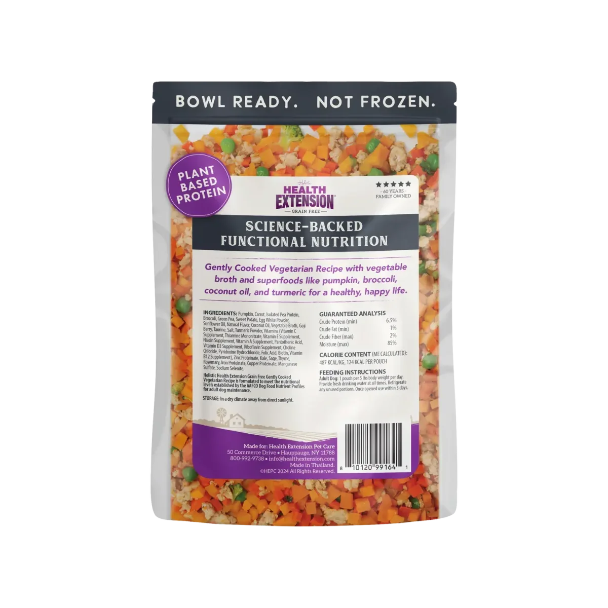 Health Extension Gently Cooked Vegetarian Recipe Pouches For Dogs - Talis Us