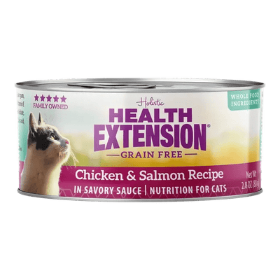 Health Extension Grain - Free Chicken & Salmon Recipe Canned Cat Food 24 / 2.8 oz - Talis Us