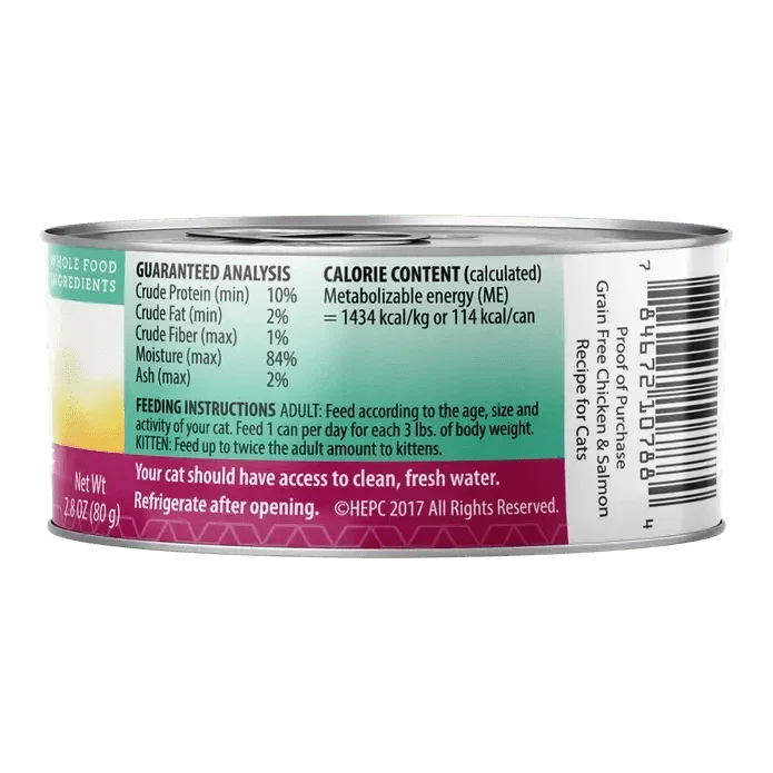 Health Extension Grain - Free Chicken & Salmon Recipe Canned Cat Food 24 / 2.8 oz - Talis Us