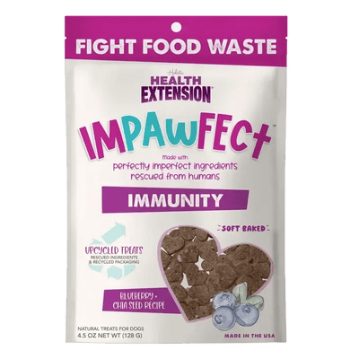 Health Extension Impawfect Blueberry & Chia Seeds for Immunity Support Dog Treats - Talis Us