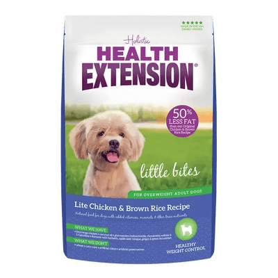Health Extension Little Bites Lite Chicken & Brown Rice Recipe Dry Dog Food - Talis Us
