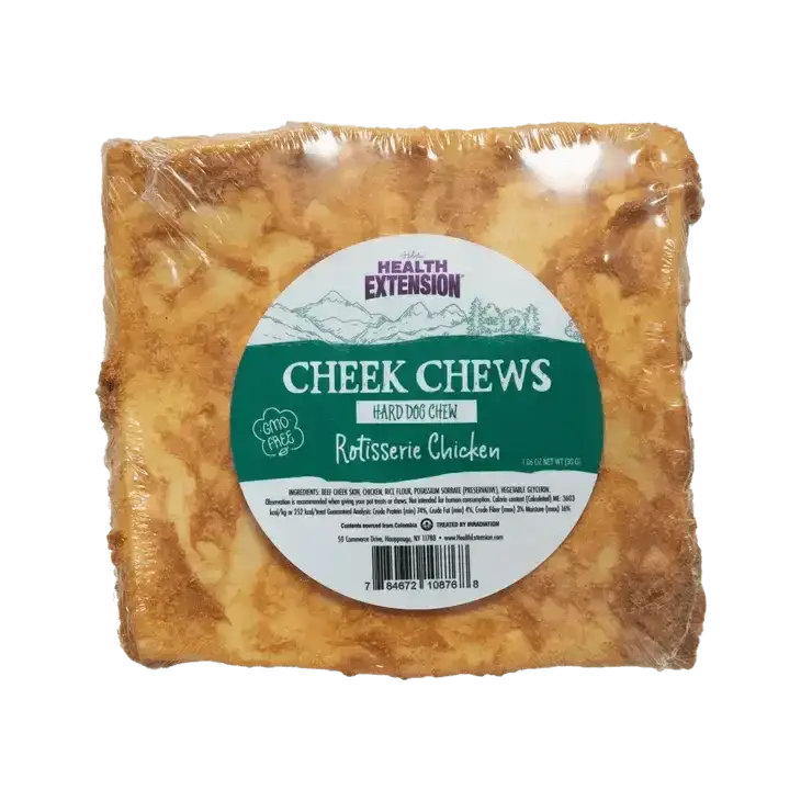 Health Extension Rotisserie Chicken Cheek Chews Dog Treats - Talis Us