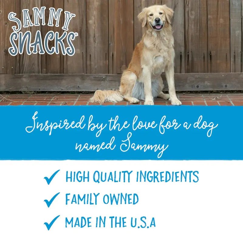 Health Extension Sammy Snacks Blueberries Flavored Natural Dog Treats 8 oz - Talis Us