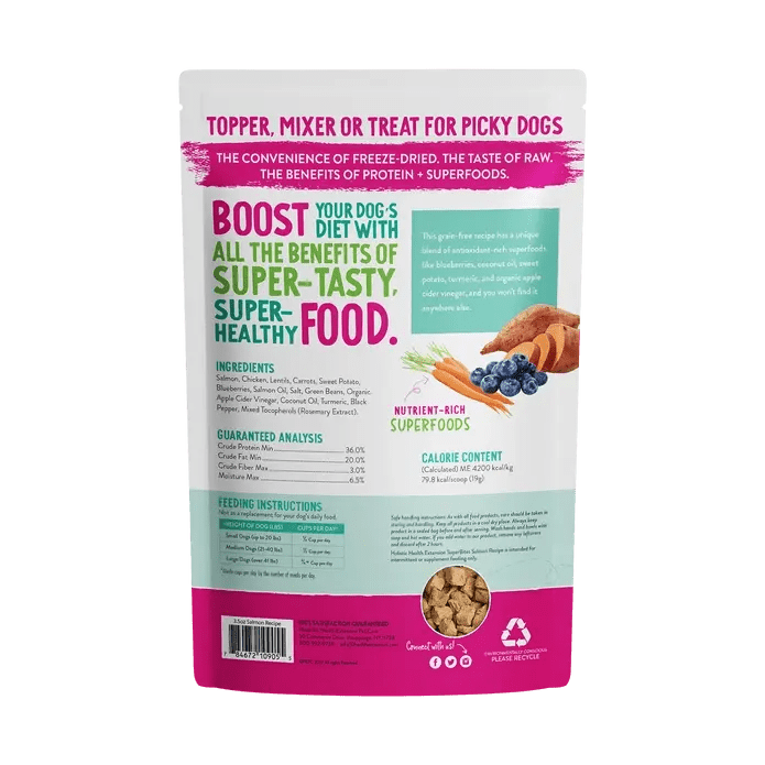 Health Extension Superbites Freeze Dried Raw Salmon Dog Food Mixer - Talis Us