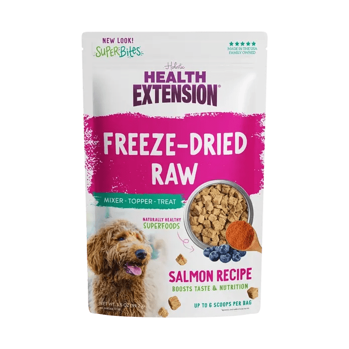Health Extension Superbites Freeze Dried Raw Salmon Dog Food Mixer - Talis Us