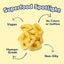 Healthybud Banana Crisps Dehydrated Vegan Training Dog Treats 5.3 Oz - Talis Us
