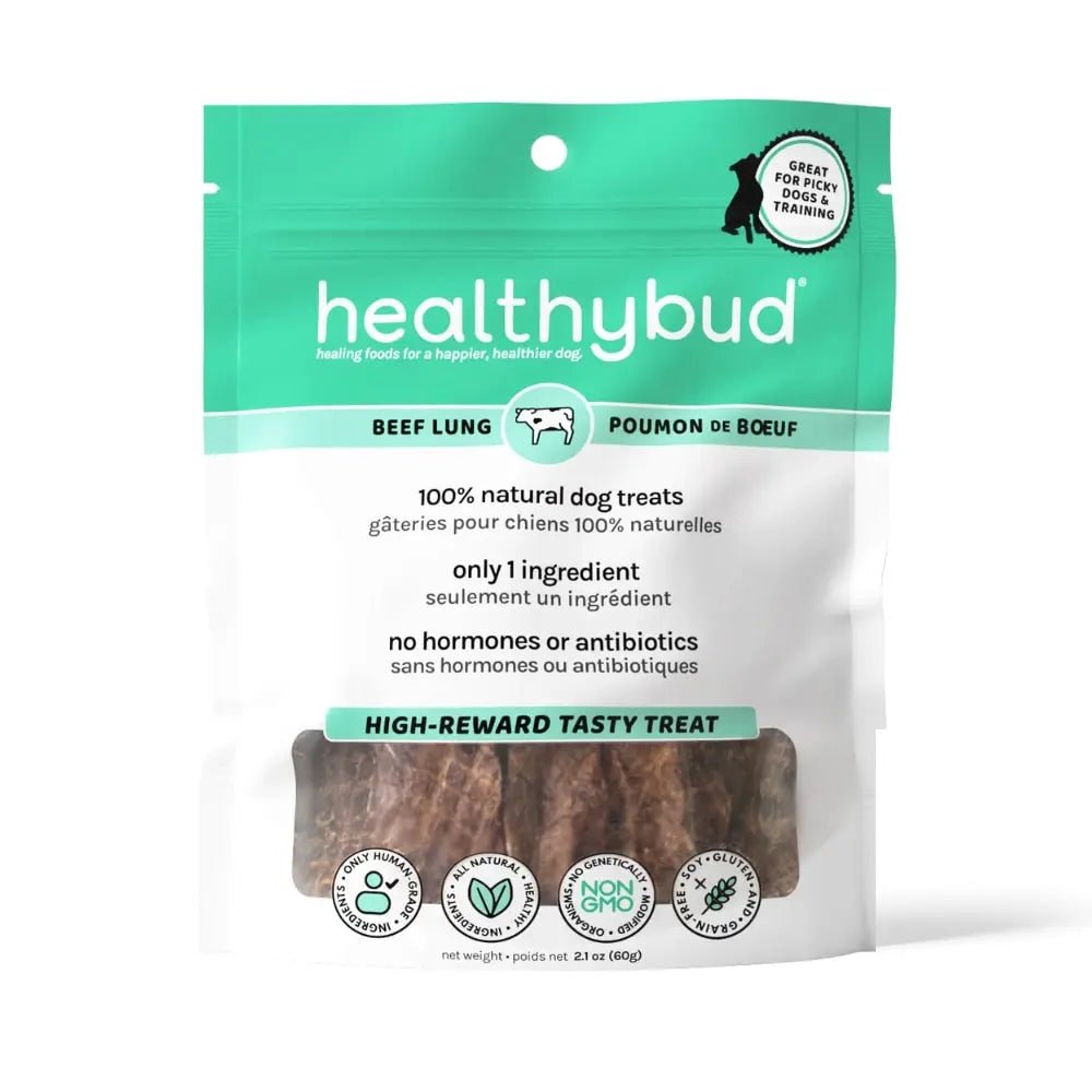 Healthybud Beef Lung Dehydrated Dog Treats - Talis Us
