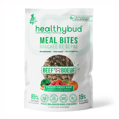 Healthybud Beef Meal Bites Freeze - Dried Dog Food 14Oz - Talis Us