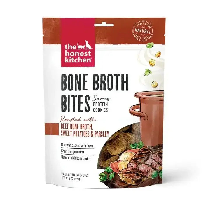 The Honest Kitchen Bone Broth Bites Dog Treats 8oz - Talis Us