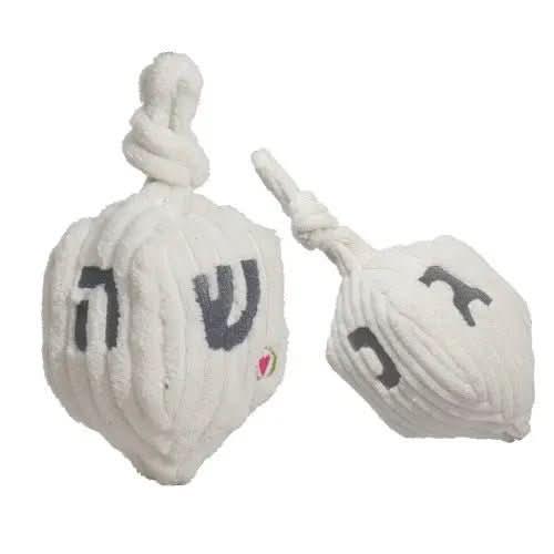 HuggleHounds Shining Collection Dreidel Durable Plush Dog Toy - Talis Us